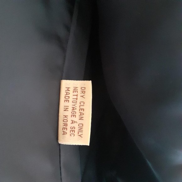 4500cad YSL Pinstripe double breasted navy Blue pure fine wool CEO blazer MEDIUM - Picture 11 of 11